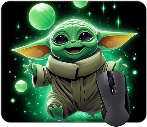 Mouse Pad, Anime Gaming Color Mouse Pads, Square Waterproof Mousepad for Desktop Computer Laptop Cute Women, Girls Office Decorative Pad Home Office Accessories, 9.5x7.9x0.1 Inch in Saudi Arabia