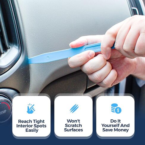 مجموعة أدوات إزالة الحواف Lightz فائقة السطوع (11 قطعة) لتركيب ضوء ستروب تحذيري لمركبات الطوارئ بدون جهد | مجموعة أدوات إزالة لوحة الجسم والسيارات المقاومة للخدش in Kuwait