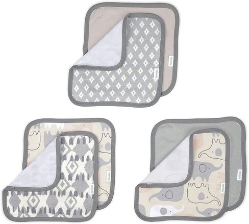 Ingenuity Clean & Cuddly™ Hooded Baby Bathrobe - Grazer™ & Clean & Cuddly™ Hooded Character Towel - Grazer™ & Clean & Cuddly™ 6-Pack Terry Washcloth Set - Grazer™ in Kuwait