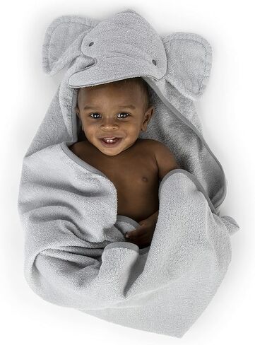 Ingenuity Clean & Cuddly™ Hooded Baby Bathrobe - Grazer™ & Clean & Cuddly™ Hooded Character Towel - Grazer™ & Clean & Cuddly™ 6-Pack Terry Washcloth Set - Grazer™ in Kuwait