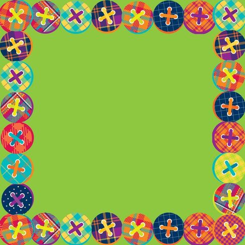 Eureka Multicolor Plaid Extra Wide Bulletin Board Trim and Classroom Decoration Strips, 12pcs, 3.25'' x 37'' in Saudi Arabia
