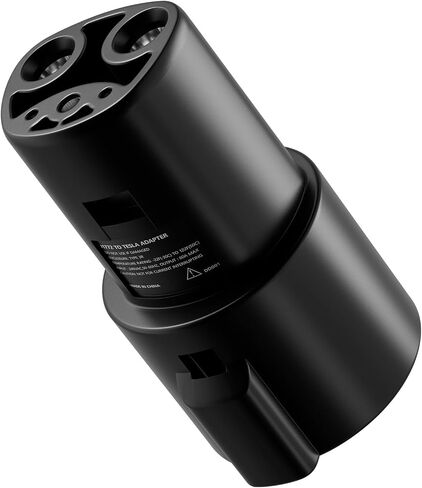 WOLFBOX J1772 to Tesla Charger Adapter, Max 80Amp/240VAC J1772 to Tesla Charging Adapter for Tesla Model 3/Y/X/S, Fast Charging, Portable, Safety Certified, Easy to Setup (Black) in Saudi Arabia