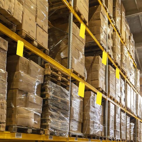 500 Pieces Plastic Shipping Tags with Wire Waterproof Hang Tags Heavy Duty Labeling Tags with String Wires Tags Labels Labeling Tags Stacking Tags for Equipment Car Parts (Colorful, 4 3/4 x 2 3/8) in Saudi Arabia