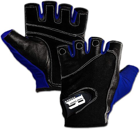 RIMSports Workout Gloves for Men and Women - Breathable Weight Lifting Gloves for Gym, Exercise, Weightlifting, Cycling, Rowing, Training Leather Palm Padded Thumb Protected Against Calluses Blister in Saudi Arabia