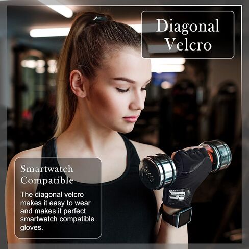 RIMSports Workout Gloves for Men and Women - Breathable Weight Lifting Gloves for Gym, Exercise, Weightlifting, Cycling, Rowing, Training Leather Palm Padded Thumb Protected Against Calluses Blister in Saudi Arabia