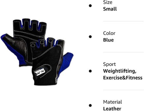 RIMSports Workout Gloves for Men and Women - Breathable Weight Lifting Gloves for Gym, Exercise, Weightlifting, Cycling, Rowing, Training Leather Palm Padded Thumb Protected Against Calluses Blister in Saudi Arabia