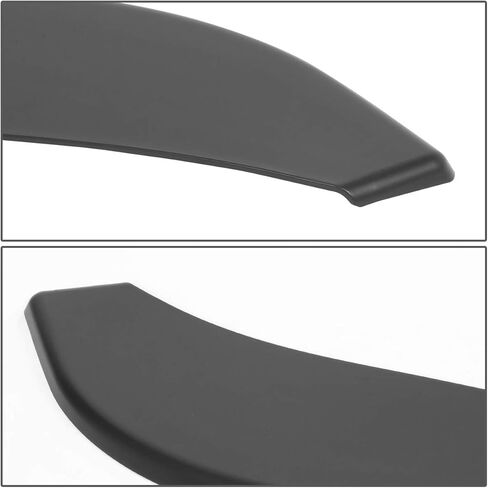 DNA Motoring ZTL-Y-0097 66 بوصة واسعة المصد الأمامي العالمي إضافة على الشفاه المسطحة الفاصل، أسود in Kuwait