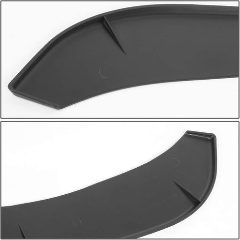 DNA Motoring ZTL-Y-0097 66 بوصة واسعة المصد الأمامي العالمي إضافة على الشفاه المسطحة الفاصل، أسود in Kuwait