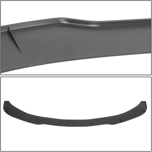 DNA Motoring ZTL-Y-0097 66 بوصة واسعة المصد الأمامي العالمي إضافة على الشفاه المسطحة الفاصل، أسود in Kuwait