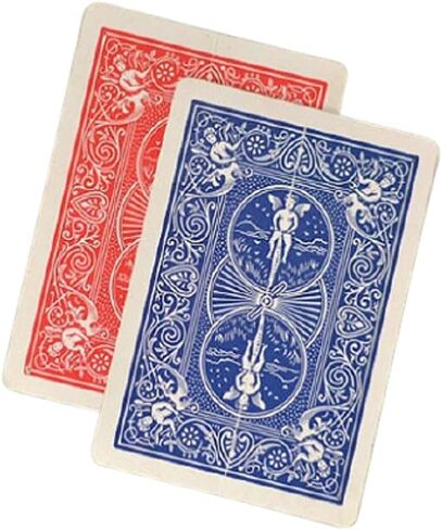 بطاقة تغيير اللون من MilesMagic Magician's وسيلة للتحايل على خدعة سحرية لراكب الدراجة الهوائية (بطاقة واحدة فقط) (الأحمر إلى الأزرق) in Saudi Arabia