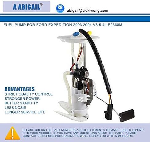 Electric Fuel Pump Assembly E2361M Replacement for Compatible with Ford Expedition 2003 2004 V8 4.6L in Saudi Arabia