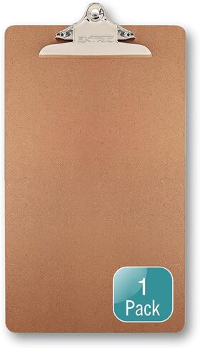 1 Clipboard, Legal Size Clipboard, 9" x 15.5" Clipboard, Clip Board with Metal Clip in Kuwait