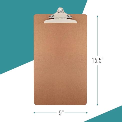 1 Clipboard, Legal Size Clipboard, 9" x 15.5" Clipboard, Clip Board with Metal Clip in Kuwait