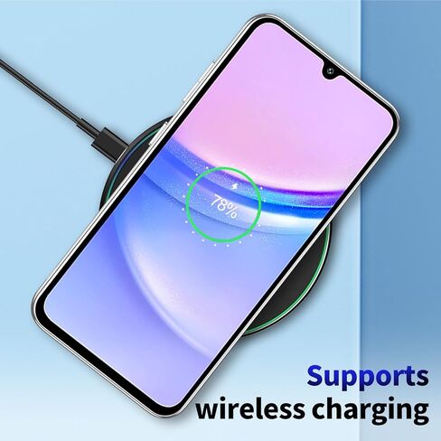 Galaxy A15 Glitter Case for Samsung Galaxy A15 5G Phone Case for Women Girls, Slim Ultra Thin Matte Back Shockproof Protective Cover for Samsung A15 5G, 6.5" Crystal Bling Case (Black) in Kuwait