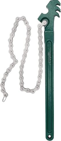 Jeemiter Heavy Duty Ratcheting Chain Wrench, 12 Inches Automotive Oil Fuel Filter Chain Wrench fits 1.5" to 6" Diameter Pliers Adjustable Removal Remover Tool in Saudi Arabia