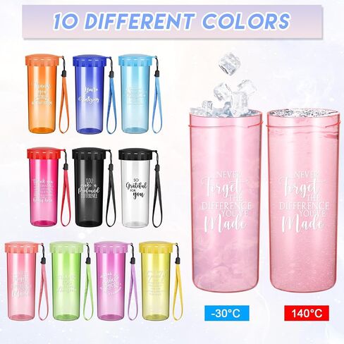 10 Pcs CNA Week Gift Bulk 15 oz Thank You Inspirational Water Bottle Nurse Cups with Large Mouth Employee Healthcare Appreciation Gifts for Staff Team Assistant Employee Coworker(Black) in Saudi Arabia