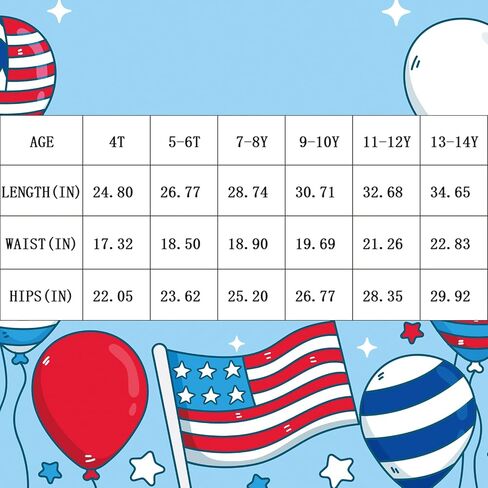 Deresagrl USA Flag Leggings for Girls American Apparel Kids Stripes Stars Print 4th of July Pants 4-14 Years in Saudi Arabia