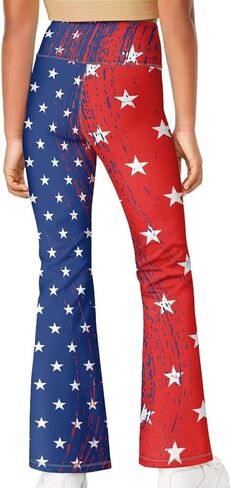 Tutolipy Kids Flare Pants Youth Yoga Dance High Waist Girls Bootcut Sweatpants in Kuwait