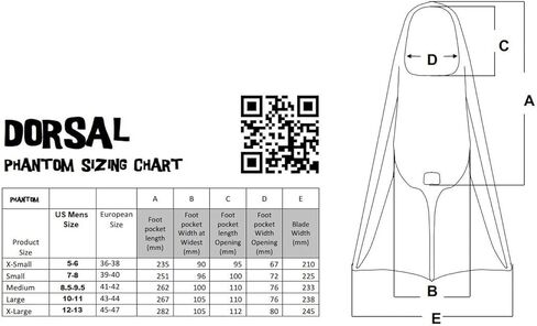 زعانف سباحة عائمة من DORSAL (زعانف) أسود/أخضر للرجال في الولايات المتحدة 5-6 in Kuwait