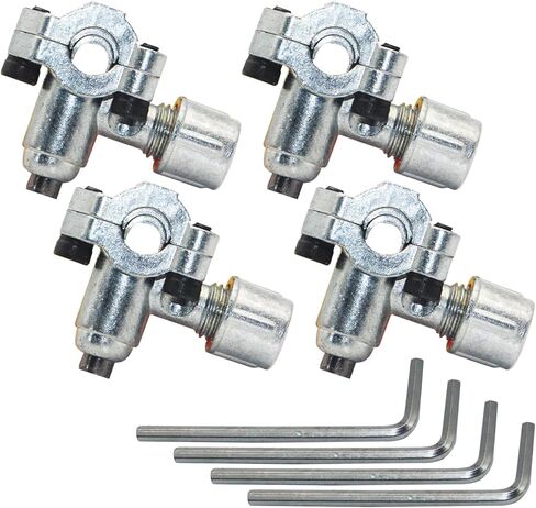 مجموعة صمامات ثقب الرصاصة BPV-31 - متوافقة مع أنابيب القطر الخارجي 1/4 بوصة، 5/16 بوصة، 3/8 بوصة، استبدال AP4502525، BPV31D، GPV14، GPV31، GPV38، GPV56، MPV31 (4 مجموعات) in Kuwait