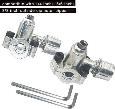 مجموعة صمامات ثقب الرصاصة BPV-31 - متوافقة مع أنابيب القطر الخارجي 1/4 بوصة، 5/16 بوصة، 3/8 بوصة، استبدال AP4502525، BPV31D، GPV14، GPV31، GPV38، GPV56، MPV31 (4 مجموعات) in Kuwait