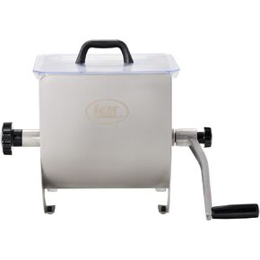 منتجات LEM MightyBite خلاط لحوم يدوي بسعة 10 رطل، من الفولاذ المقاوم للصدأ، كرنك يدوي، عملية خلط يدوية in Kuwait