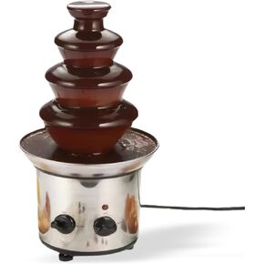 Chocolate Fountain Machine, 4 Tier Stainless Steel - 60-Ounce Electric Fondue Fountain with Temperature Control, Hot Chocolate Cheese Melting Heat Machine for Catering, Cafe, Hotel, Party, Wedding in Saudi Arabia