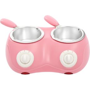 Chocolate Melting Pot, Electric Candy Melts Melter Fondue Fountain Kit Chocolate Melting Warming Double Pot Butter Cheese Melt Warmer Valentines Day Candy Bar Making for Home Parties in Kuwait