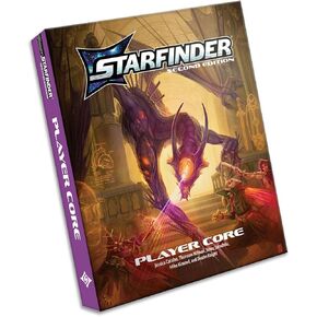 إصدار Starfinder Player Core Pocket - محمول 6.7 بوصة × 8.4 بوصة، كتاب قواعد كامل بغطاء ناعم، 10 سلالات، 6 فصول - لعبة تقمص الأدوار على الطاولة in Kuwait