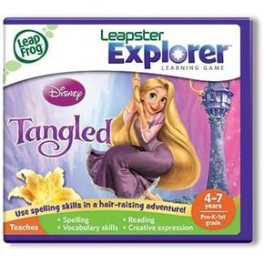 Leapfrog Leapster Explorer Learning Game Disney Tangled By Leapfrog Enterprises in Saudi Arabia