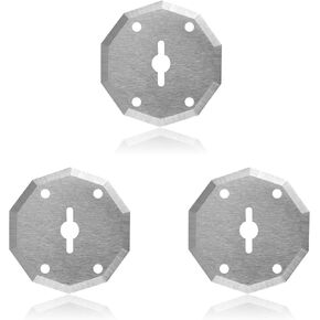 3pcs Rotary Cutter Blades for Fanttik, Alloy Electric Scissors Rotating Blades Replacement for Cardboard Leather Rope Packaging Carpet Craft Paper in Kuwait