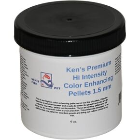 Ken's Fish & Pet Premium Hi Intensity Color Enhancing Pellets 1.5 mm (4 oz. Jar) in Saudi Arabia