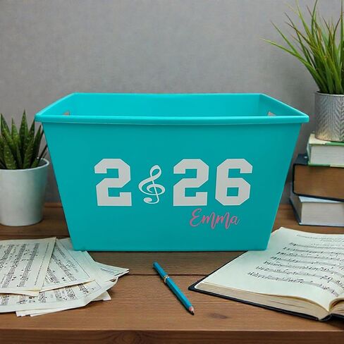Personalized Graduation Gift Basket - Music Note Marching Band Senior 2026 - Name Team Gift in Saudi Arabia
