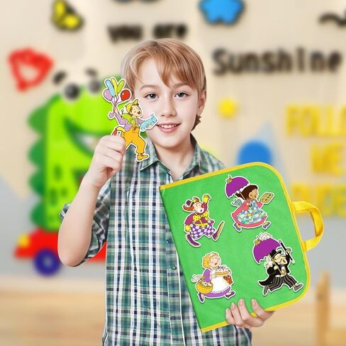 مجموعة قصص لوحة اللباد ذات عجلات على متن الحافلة، سرد القصص لرياض الأطفال، أنشطة التعلم والتفاعل، دعائم أداء للفصول الدراسية والأسرة in Kuwait