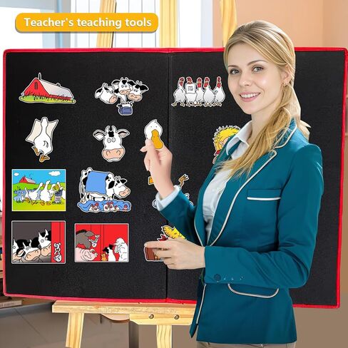 قطع لوحة القصة اللبادية، انقر فوق Clack Moo الأبقار التي نوع قطع اللباد قصص لوحة الفانيلا لأنشطة تعلم سرد القصص في مرحلة ما قبل المدرسة in Kuwait