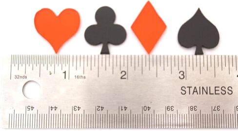 Playing Card Suit Fusible Pre-Cut 4 Piece Set - 90 Coe in Saudi Arabia