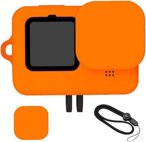 for GoPro Hero 9/10/11/12/13 Protective Housing Case Protector Soft Rubber Silicone Cover Shell (Hot Pink) in Saudi Arabia