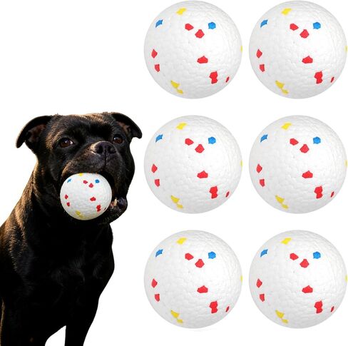 2.5" Dog Balls for Automatic Dog Ball Launcher, Remote Control Ball Thrower for Dogs (6-Pack) in Saudi Arabia