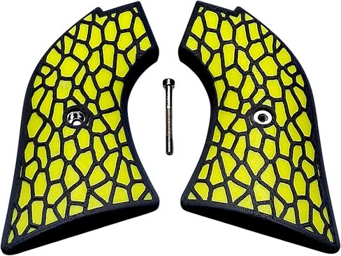 Yellow & Black Reptile Printed Heritage Rough Rider Grips in Saudi Arabia