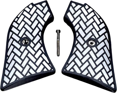 White & Black Weave Printed Heritage Rough Rider Grips in Saudi Arabia