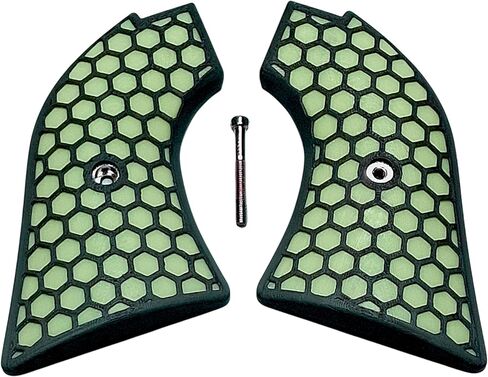 Glow in The Dark & Black Honeycomb Printed Heritage Rough Rider Grips in Saudi Arabia
