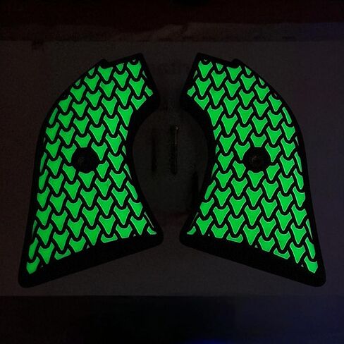 Glow in The Dark & Black Dragon Scale Printed Heritage Rough Rider Grips in Saudi Arabia