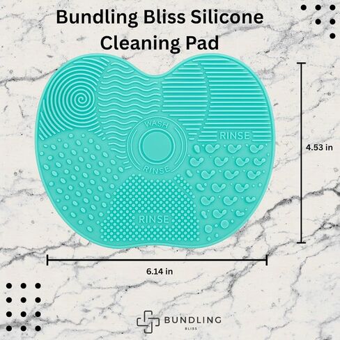منظف ​​وحافظ الفرش من ذا ماسترز، 2.5 أونصة مع وسادة تنظيف من السيليكون، حزمة العناية بالفرشاة - تنظيف واستعادة فرش الطلاء بلطف in Kuwait