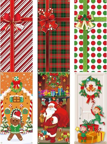 Preboun 2 Pcs St. Patrick's Day Easter Door Cover Banner Set Shamrock Door Decoration and Easter Bunny Egg Background Banner for Entrance Home Indoor Holiday Decoration in Saudi Arabia