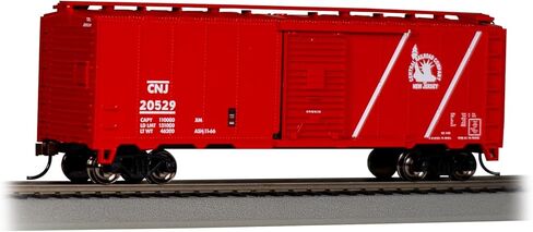 قطارات باخمان - سيارة صندوقية PS1 مقاس 40 بوصة - جيرسي سنترال #20529 (أحمر خفر السواحل) - مقياس HO in Kuwait