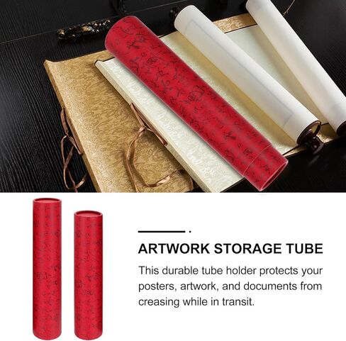 VILLCASE Extendable Telescopic Artwork Storage Tube with Caps 13.77In Durable Mailing Tube for Posters Maps Blueprints Calligraphy Paintings in Saudi Arabia