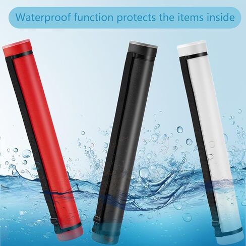 8 قطع من أنبوب الملصقات القابل للتوسيع مع حزام الكتف، حامل تخزين المستندات البلاستيكي يمتد من 24 إلى 40 بوصة، أنبوب المستندات المحمول للأعمال الفنية والمخططات والصياغة واللفائف (4 ألوان) in Kuwait