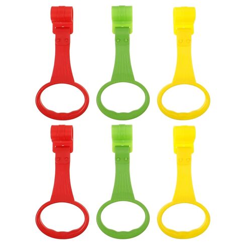 SAFIGLE Infant Crib Pull up Rings Hanging Rings Pull up Handles for Toddler Walking Learning and Motor Skills Development 7.87X3.54X0.98In in Saudi Arabia