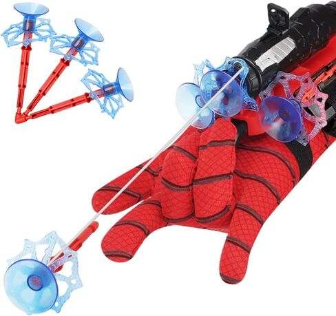 Spider Web Shooters for Kids,Adjustable Wrist Launcher Slinging Toy, Imaginative Role-Play Costume Accessory for Boys & Girls in Saudi Arabia