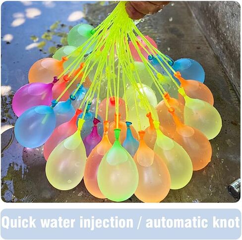 Summer Water Toys Magical Quick Fill Water Balloons for Pools and Water Companions 1110 Balloons (FD) in Saudi Arabia